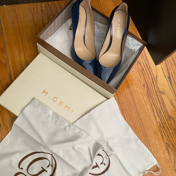 M.Gemi heels. Dark blue color. Size 40. - Picture 2 of 7